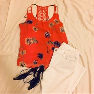 Skies are Blue Claudel Crochet Back Top